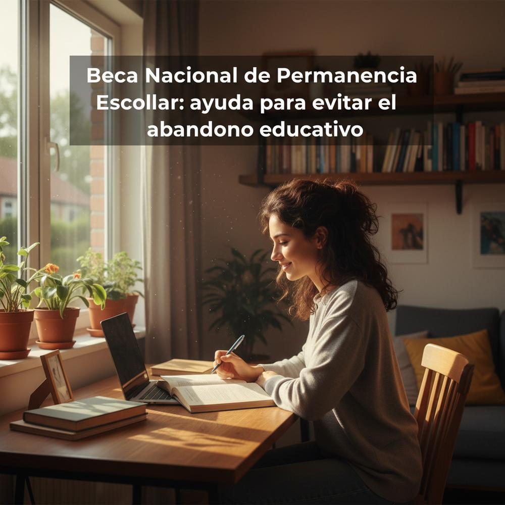 Beca Nacional de Permanencia Escolar: ayuda para evitar el abandono educativo