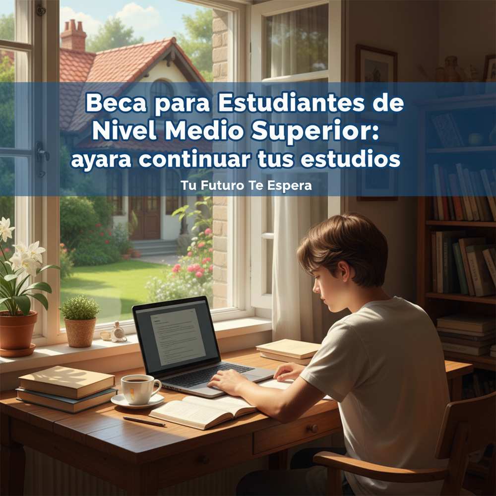 Beca para Estudiantes de Nivel Medio Superior: ayuda para continuar tus estudios