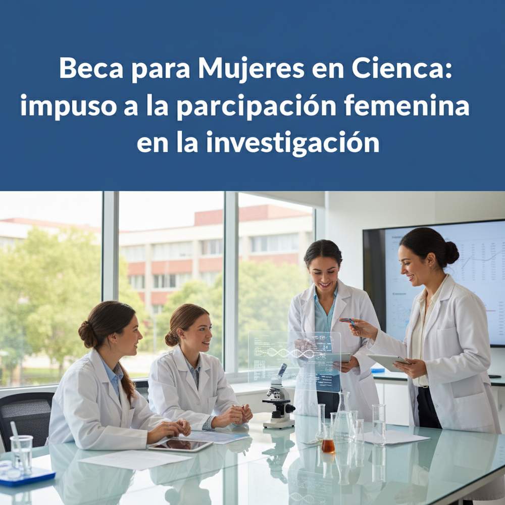 Beca para Mujeres en Ciencia: impulso a la participación femenina en la investigación