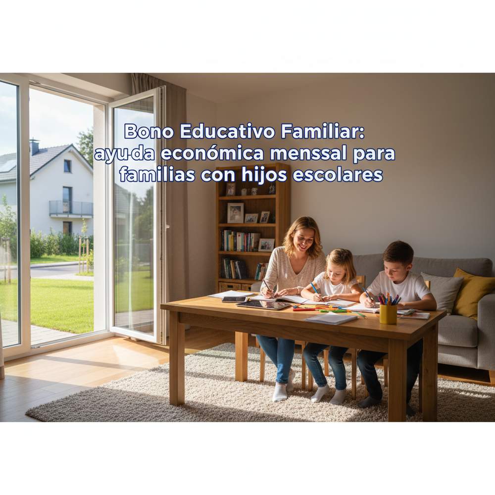 Bono Educativo Familiar: ayuda económica mensual para familias con hijos escolares