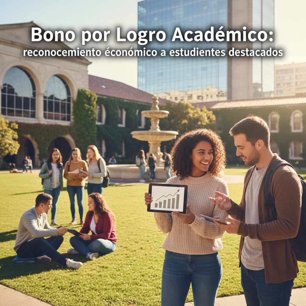 Bono por Logro Académico: reconocimiento económico a estudiantes destacados